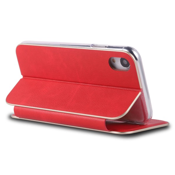 Stilig eksklusivt lommebokdeksel - iPhone X/XS Röd