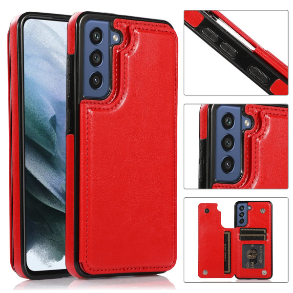 A54 5G - Sammenleggbart lommebokveske med magnetlås Red