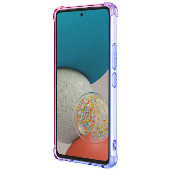 Samsung Galaxy S24 FE - Klar Design & Maxat Skydd Rosa/Lila