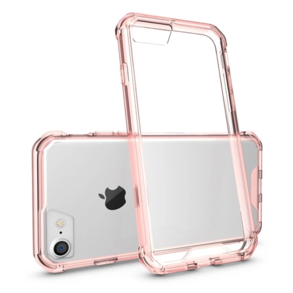 Stilfuldt eksklusivt smart stødabsorberende etui FLOVEME - iPhone 7 Rosa