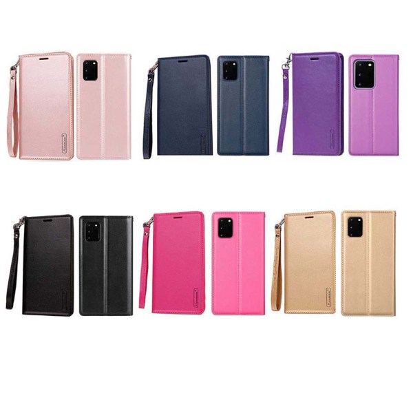 Eksklusiivinen (Hanman) lompakkokotelo - Samsung Galaxy S20 FE Rosaröd
