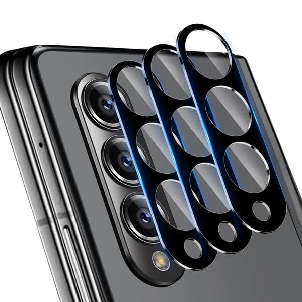 2-PACK Kameralinsskydd 2.5D HD Samsung Galaxy Z Fold 4 Transparent
