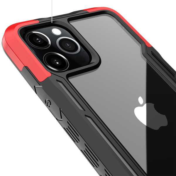 Tyylikäs iskuja vaimentava suojus - iPhone 12 Pro Max Orange