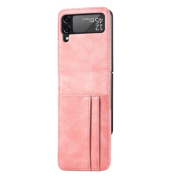 Stilrent Skal med Korthållare - Samsung Galaxy Z Flip 4 Roséguld