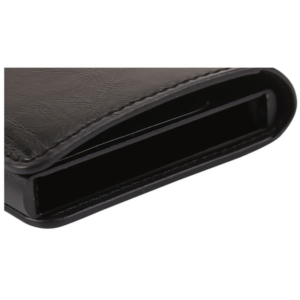 ROYBEN-kortfodral (RFID- och NFC-skydd) aluminium/PU-läder Brun