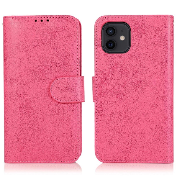 Smidigt Dubbelfunktion Plånboksfodral LEMAN - iPhone 12 Svart