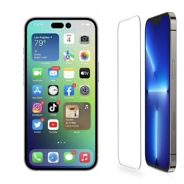 iPhone 16 Pro 2-pack Komplett skydd Fram- & Baksida 0,3mm Transparent