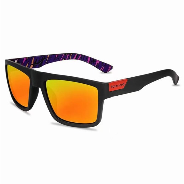 Polariserte solbriller (anti lilla-stråle) Svart/Röd