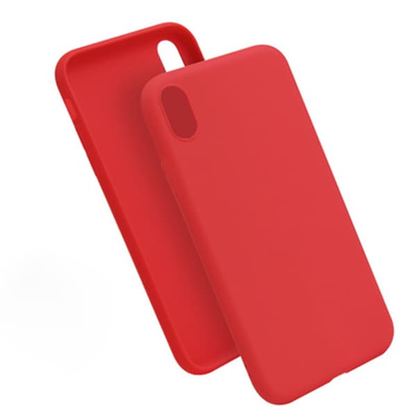 iPhone XR - Silikoni kuori mattapinnalla Svart