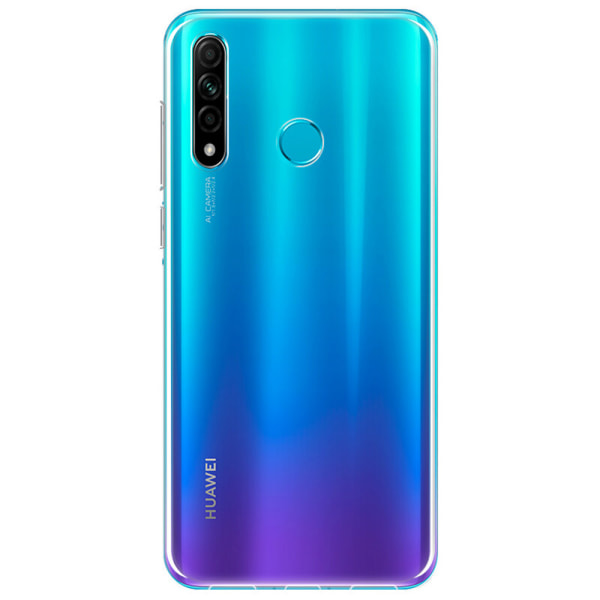 Huawei P40 Lite E - Kraftfuldt silikonetui Transparent/Genomskinlig