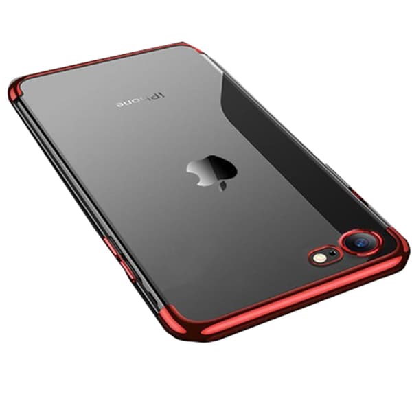 Elegant Exklusivt Silikonskal FLOVEME iPhone 7 (MAX SKYDD) Roséguld