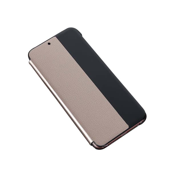 Stilrent Fodral med Smart-View för Huawei P20 Pro Guld
