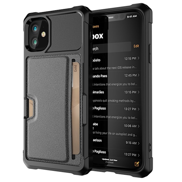 iPhone 12 mini - Praktiskt Fodral med Kortfack & Fullt Skydd