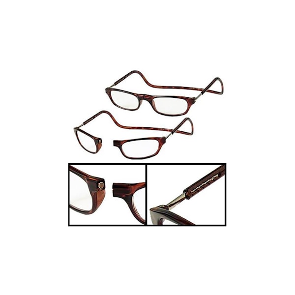 Magnet-Lesebrille (NEU) Superpraktisch! Leopardmönstrat 4.0