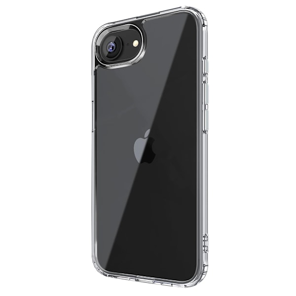 iPhone 16E - Greppvänligt Silikonskal i Trendiga Färger Clear