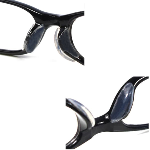 Mjuka Glasögon-Näsdynor i Silikon (1-Par) Svart 2.5mm