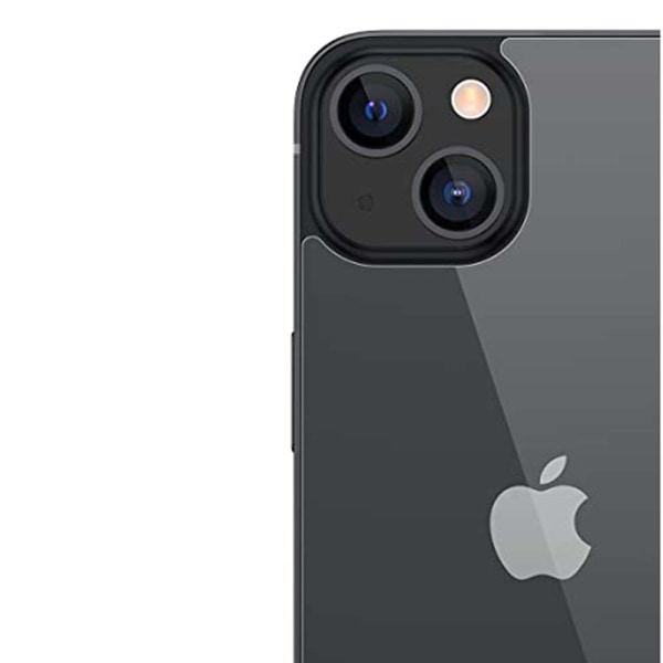 2-PACK iPhone 13 Mini Baksida Skärmskydd 0,3mm Transparent/Genomskinlig