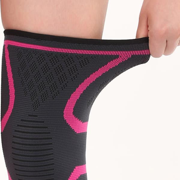 Komfortable slidbestandige knæbeskyttere Rosa Medium