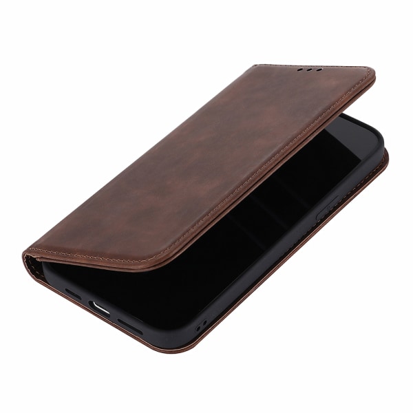 Plånboksfodral - iPhone 12 Ljusbrun