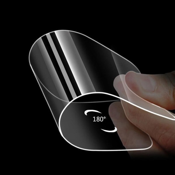Pehmeän takaosan näytönsuoja PET 9H 0,2mm iPhone SE (2020) Transparent/Genomskinlig