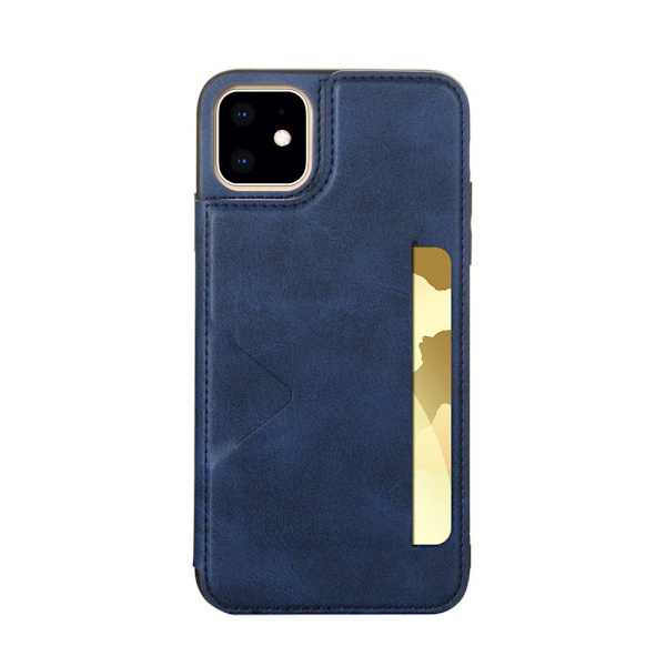 iPhone 11 - Skyddsskal med Korthållare Brun