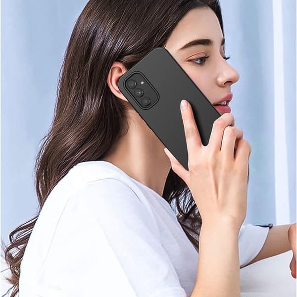 SAMSUNG GALAXY A54 5G mattbehandlat skal Svart