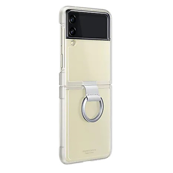 Praktiskt Skal med Ringhållare - Samsung Galaxy Z Flip 4 Frostad