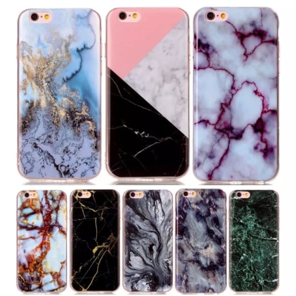 Stilsäkert Praktiskt Stöttåligt Skal iPhone 8(Marble)(MAX SKYDD) 2