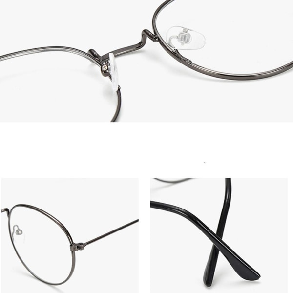 Stilsäkra Exklusiva Glasögon med Platta Glas Svart 7b6a | Svart | Fyndiq