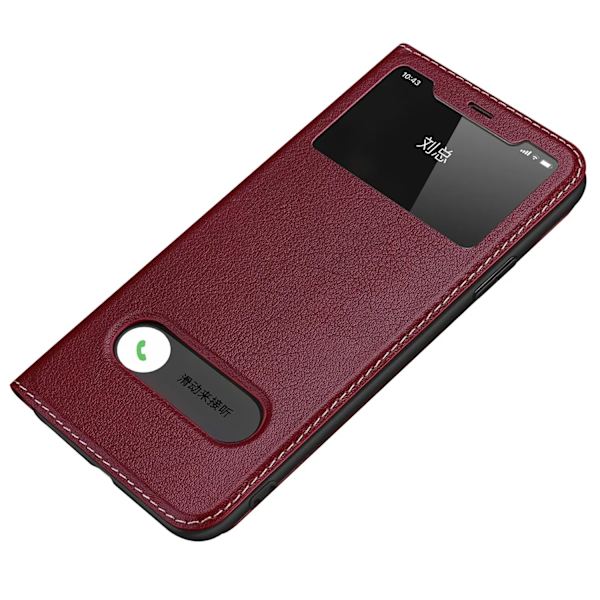 iPhone 13 Mini Läder + TPU-skal  Stil och skydd Kaffe