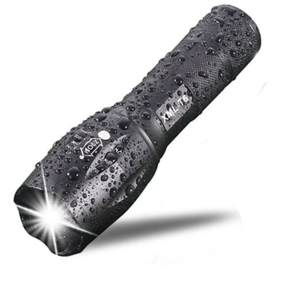 Ficklampa LED CREE XML T-6 3000 LUMENS Svart Svart