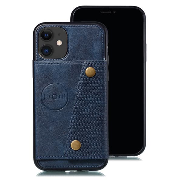 Glat stilfuldt cover med kortrum - iPhone 12 Röd