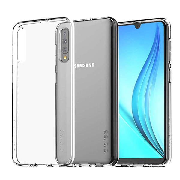 Silikonskal - Samsung Galaxy A50 Transparent/Genomskinlig