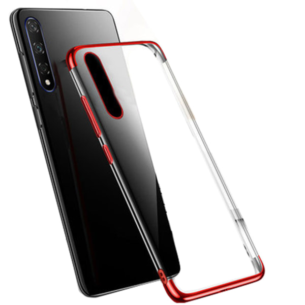 Huawei P Smart Pro – iskuja vaimentava silikonikotelo (Floveme) Röd