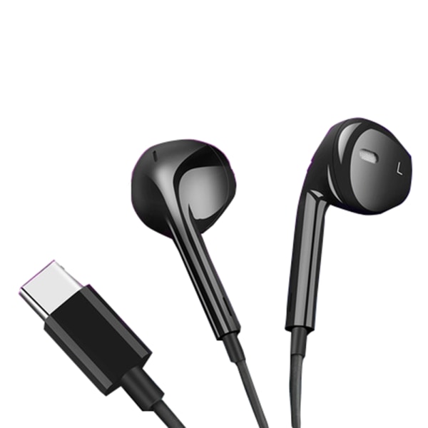 Slittåliga Type-C In-Ear Hörlurar Vit