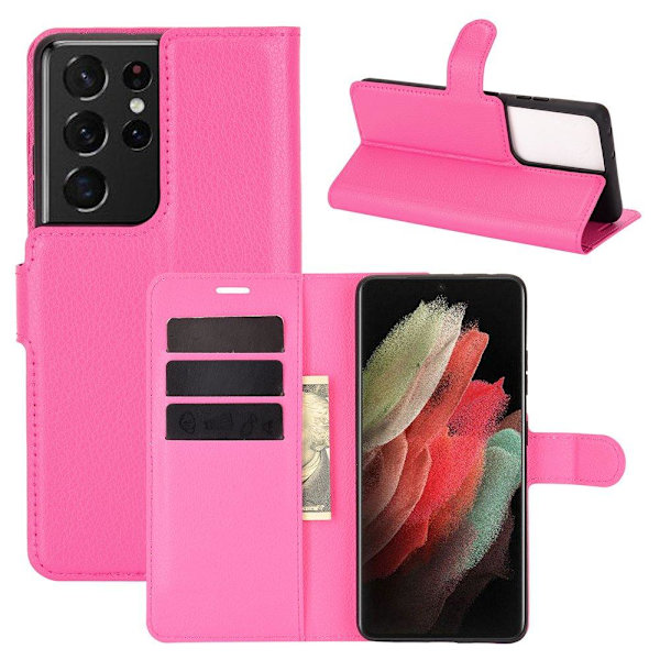 Stilsäkert NKOBEE Plånboksfodral - Samsung Galaxy S21 Ultra Blå