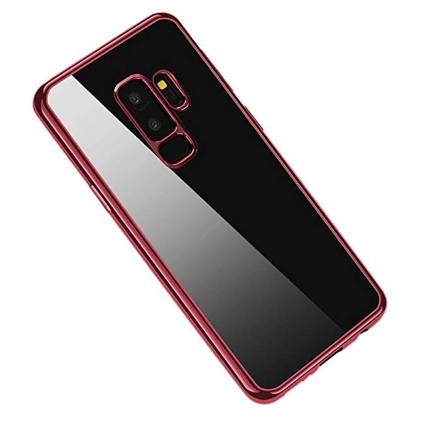 Elegant silikondeksel til Samsung Galaxy A6 Plus (galvanisert) Röd