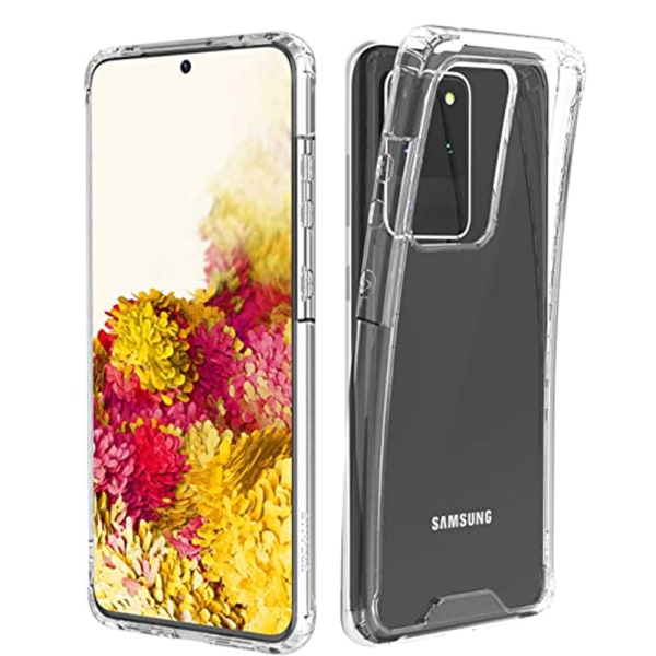 Suojaava silikonikuori - Samsung Galaxy S20 Ultra Transparent/Genomskinlig