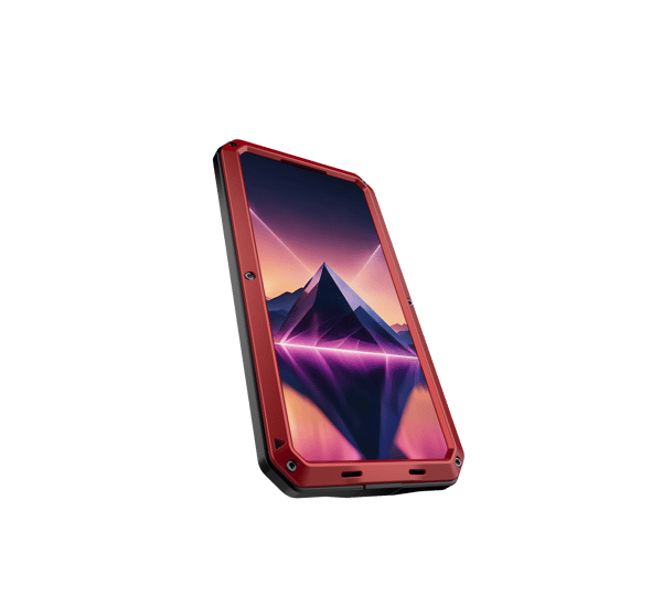 Stryktåligt Arbetsfodral Galaxy S25 Röd