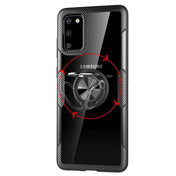 Smidigt (Leman) Skal med Ringhållare - Samsung Galaxy S20 Blå