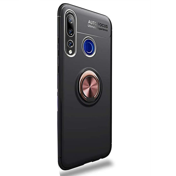 Huawei P Smart Z - Fleksibelt cover med ringholder Blå