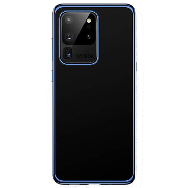 Gjennomtenkt tynt silikondeksel - Samsung Galaxy S20 Ultra Blå