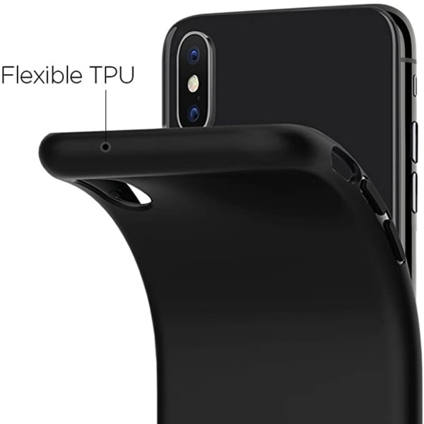 Stötdämpande Matt Nillkin Skal - iPhone XS Max Svart
