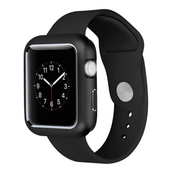 Kraftfullt Skyddsskal iWatch 3/4 MAGNETISKT Silver 38mm