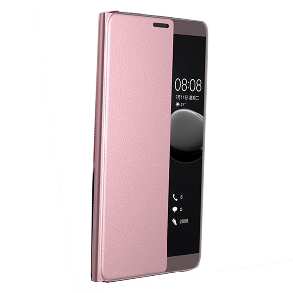 Huawei P30 - Elegant Smart View Fodral (NKOBEE) Brun