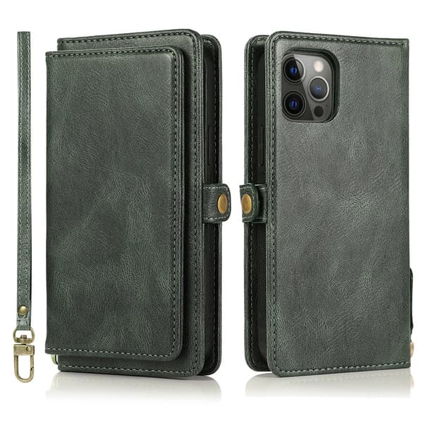 2-i-1-plånboksfodral - iPhone 12 Pro Mörkblå