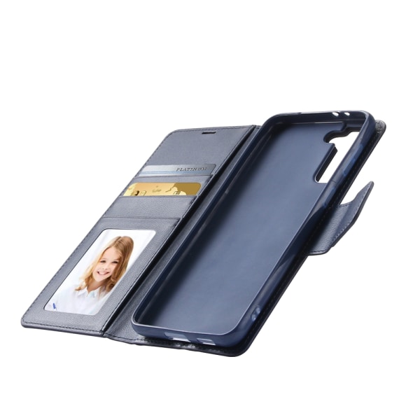 Stilfuldt Wallet etui - Samsung Galaxy S21 Plus Lila