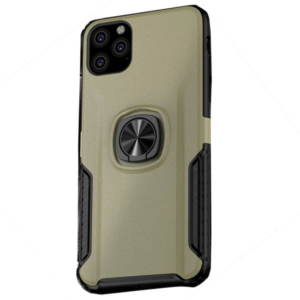 Genomtänkt Skal med Ringhållare - iPhone 11 Pro Max Röd