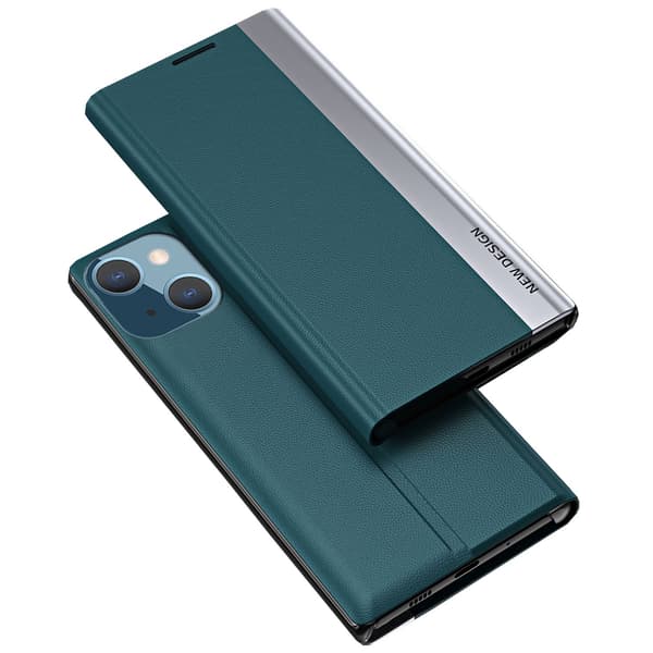 iPhone 13  Spegelskal med Kickstand & Skydd Svart