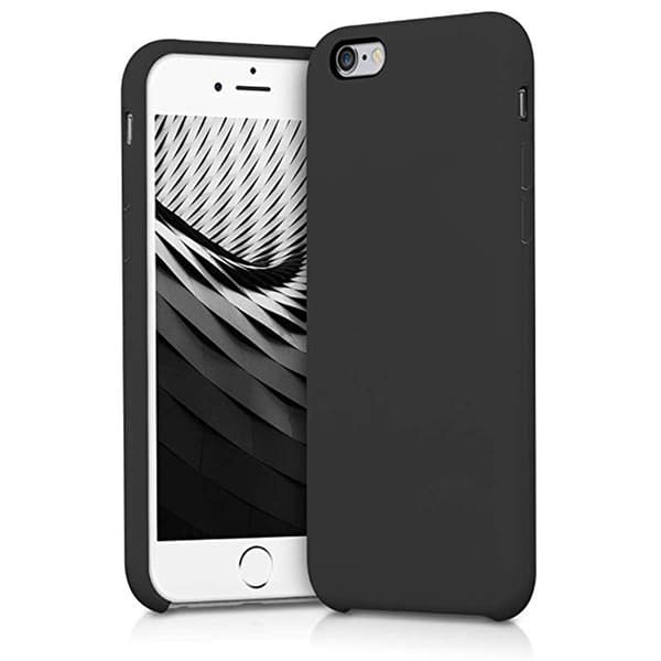 iPhone 6/6S - Silikonskal Svart Svart